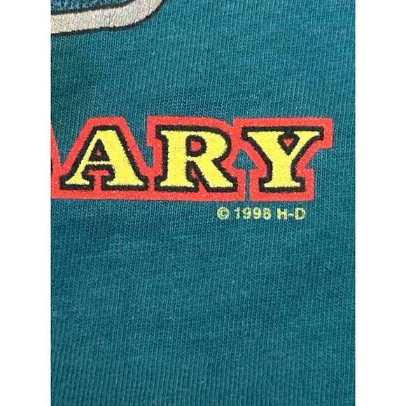 Harley Davidson 1998 25th Anniversary York Assembly Plant Vintage T Shirt Large - Picture 3 of 8